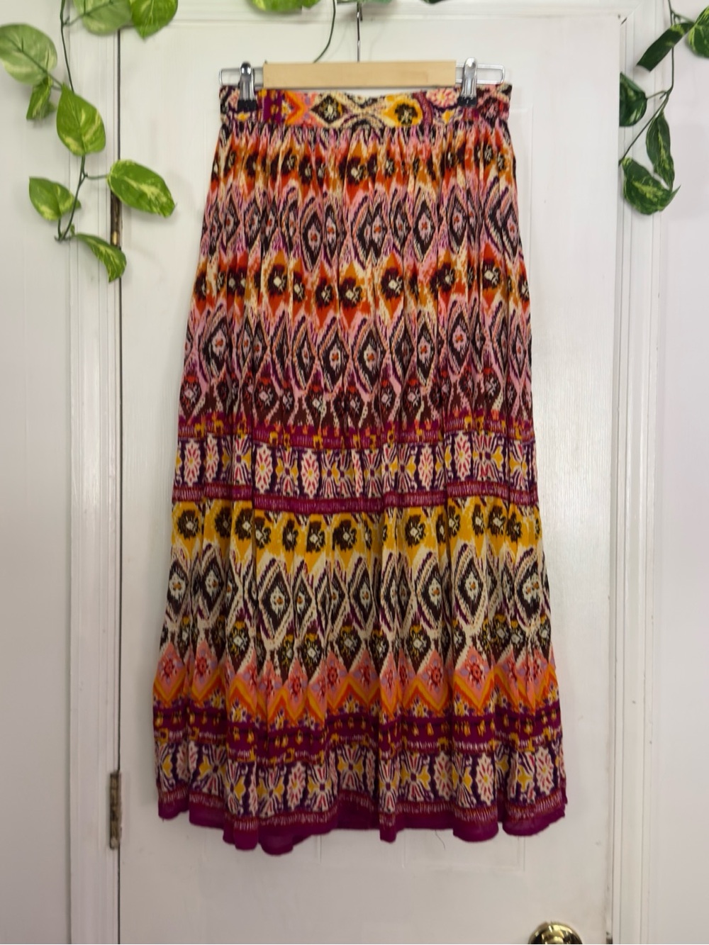 Bohemian Festival Skirt Print Skirt S